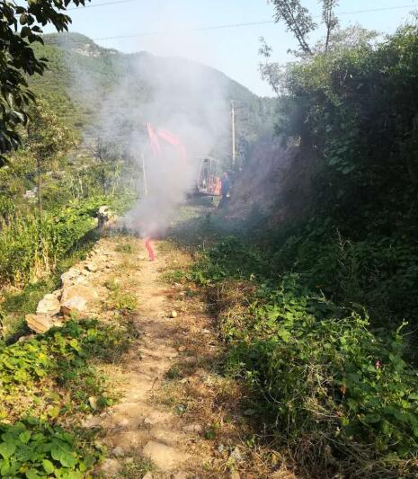 河北路泰涉縣承建2018年關(guān)防鄉(xiāng)第一批生態(tài)綜合治理項目第一標(biāo)段開始施工